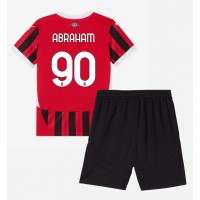 AC Milan Tammy Abraham #90 Replica Home Minikit 2024-25 Short Sleeve (+ pants)